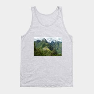 View of Machu Picchu from Huayna Picchu, Peru Tank Top